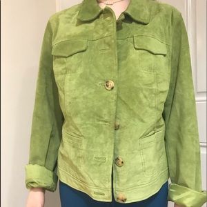 Light green button up/blazer